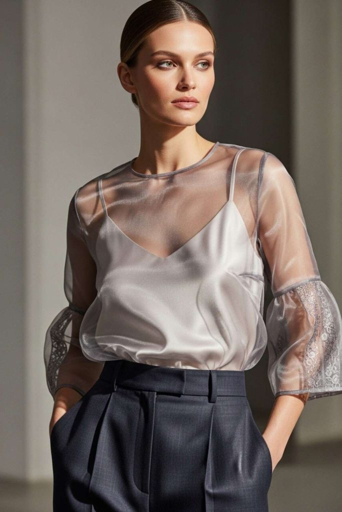 Sheer Layering Looks