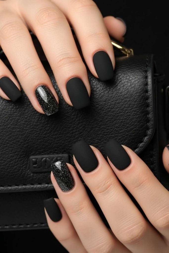 Sleek Black Matte Elegance