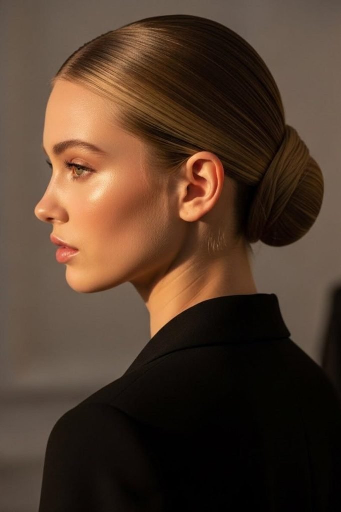 Sleek Low Bun