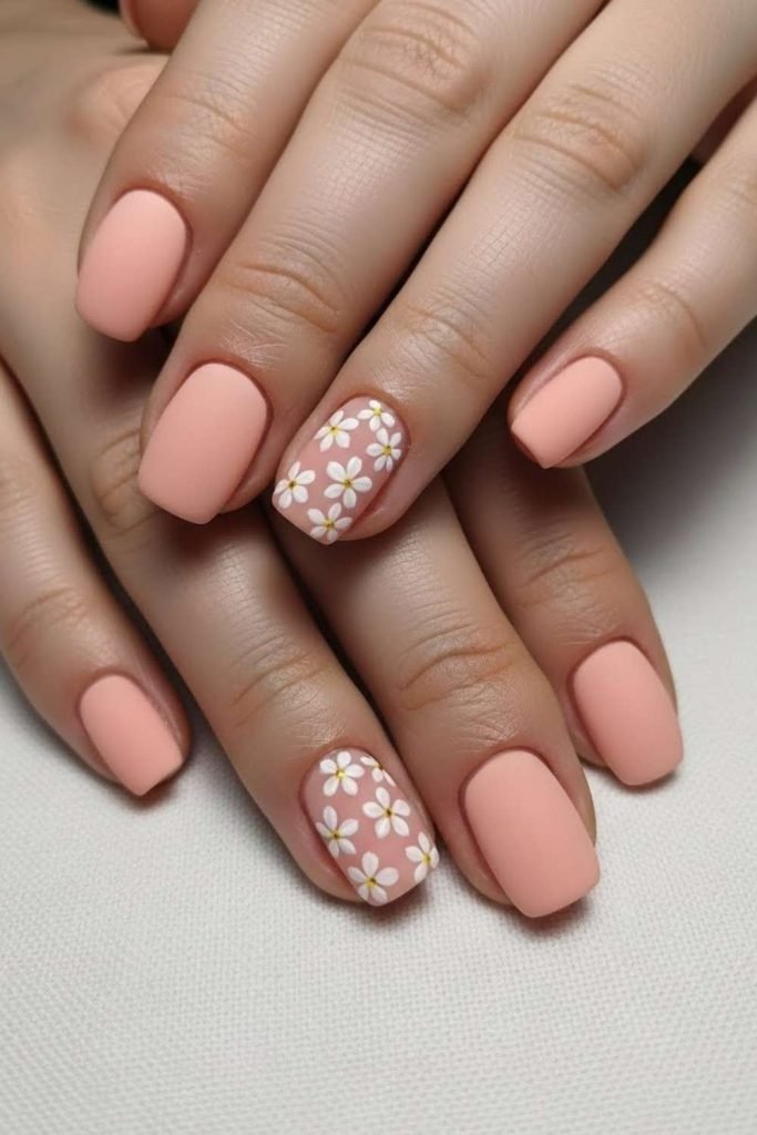 Soft Peach Matte Charm