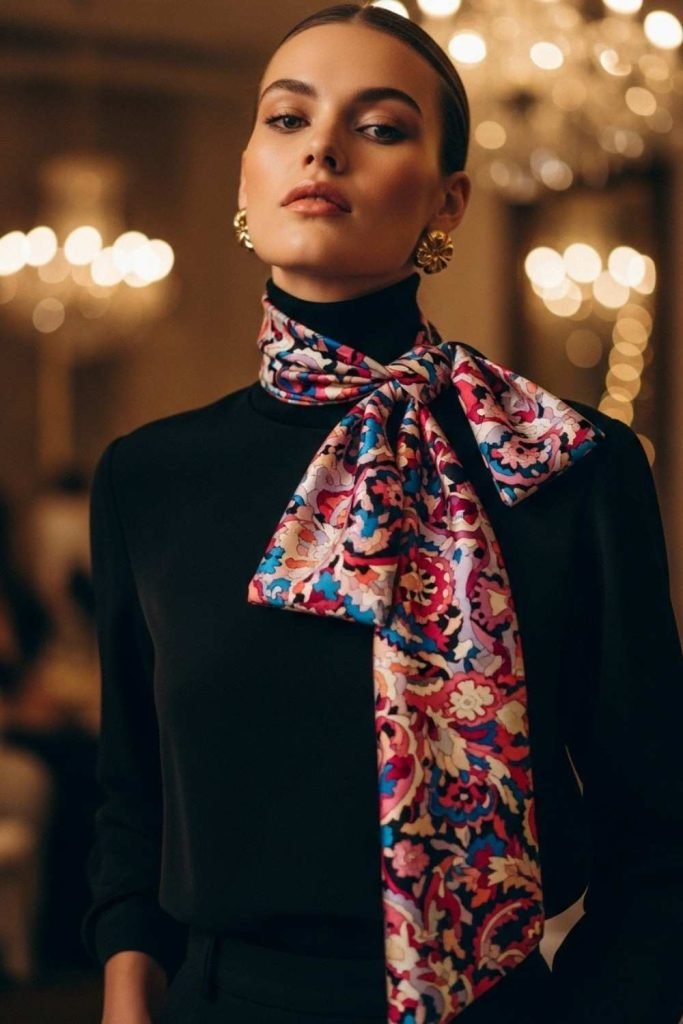 Statement Neck Scarves for a Fashion Twist