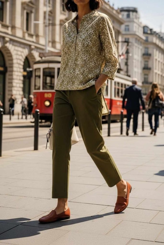 Straight Pants With Short Kurtis