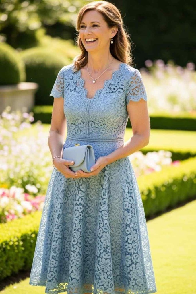 Tea-Length Dress for Day Weddings
