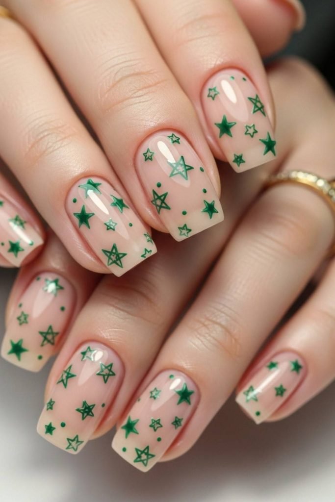  Tiny Green Stars