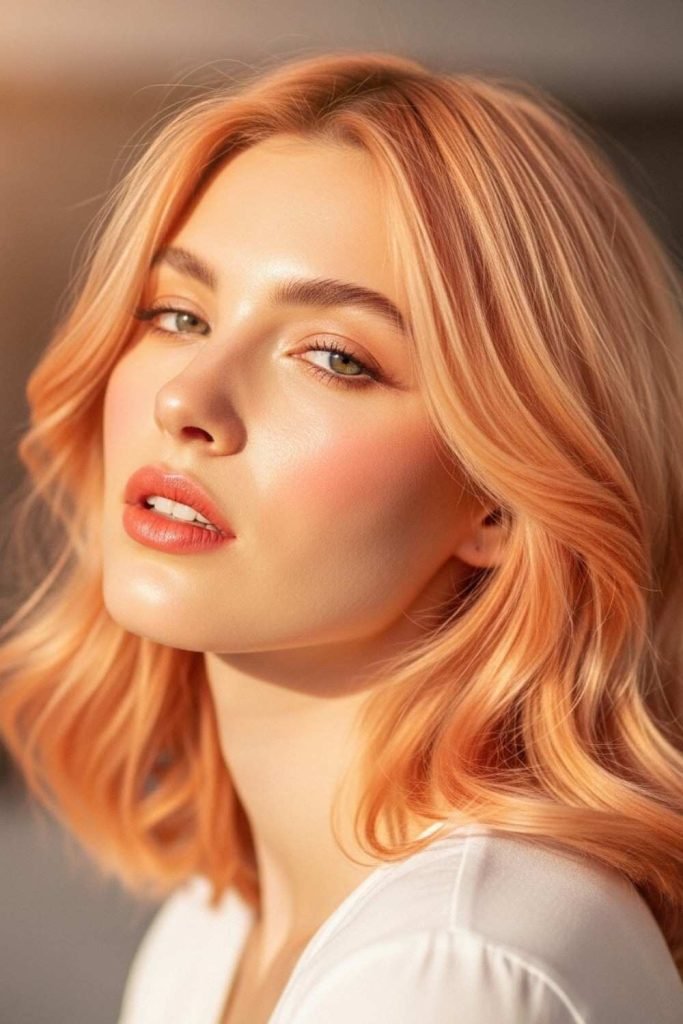 Warm Peach Blonde