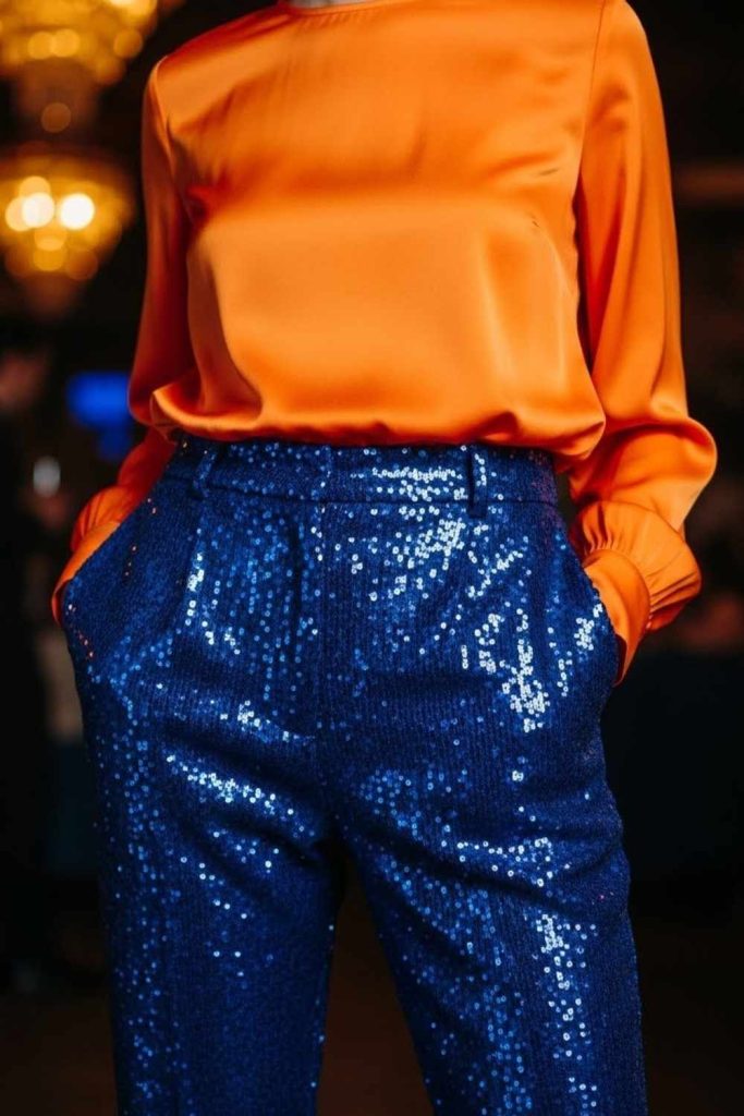  Wearing Colors That Clash Under Party Lighting