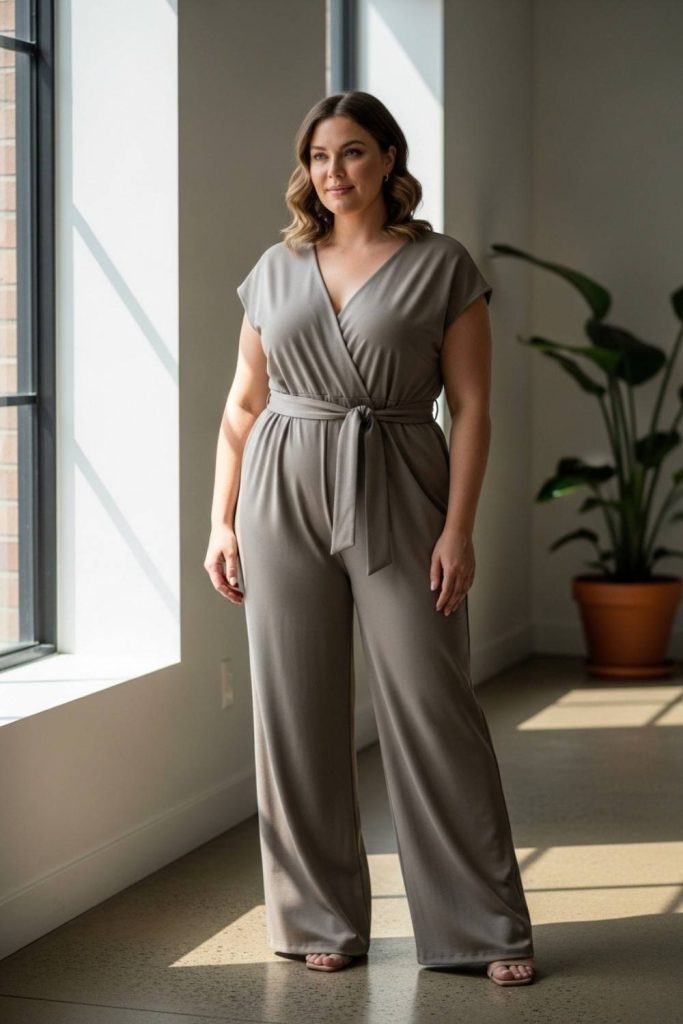 Belted Jumpsuit for One-Step Styling