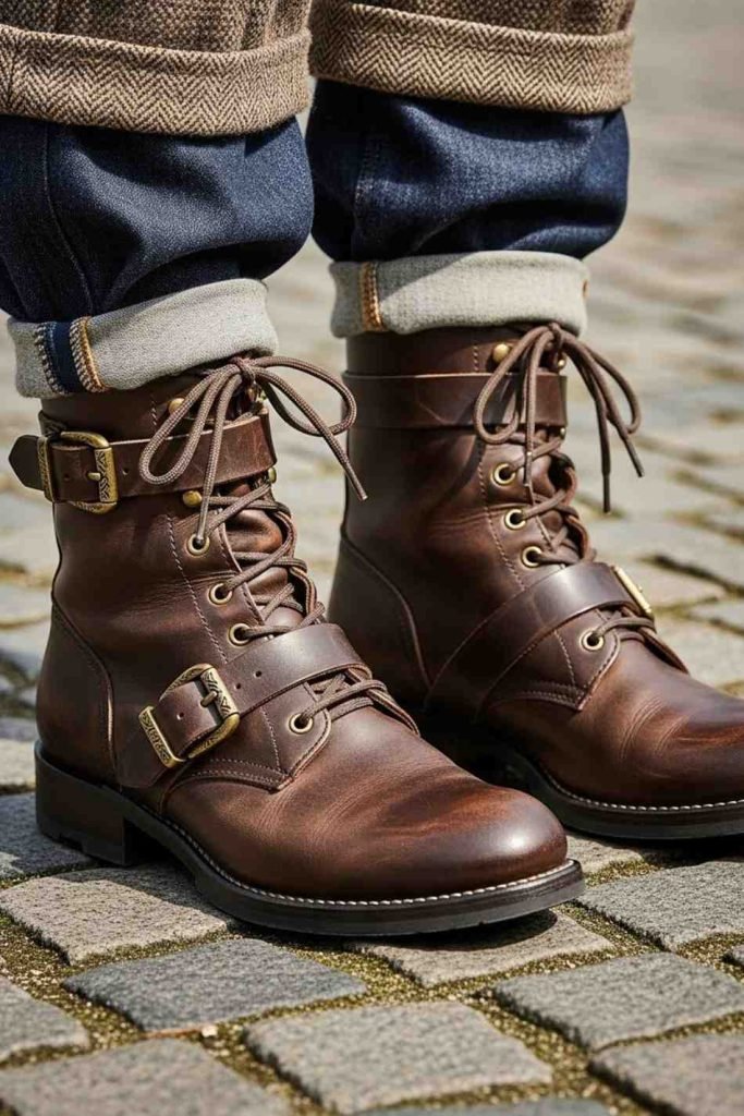 Boots with Buckles or Laces