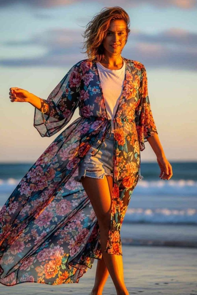 Chiffon Kimono