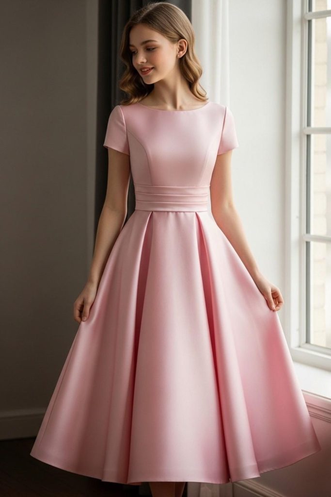 Classic A-Line Party Dress