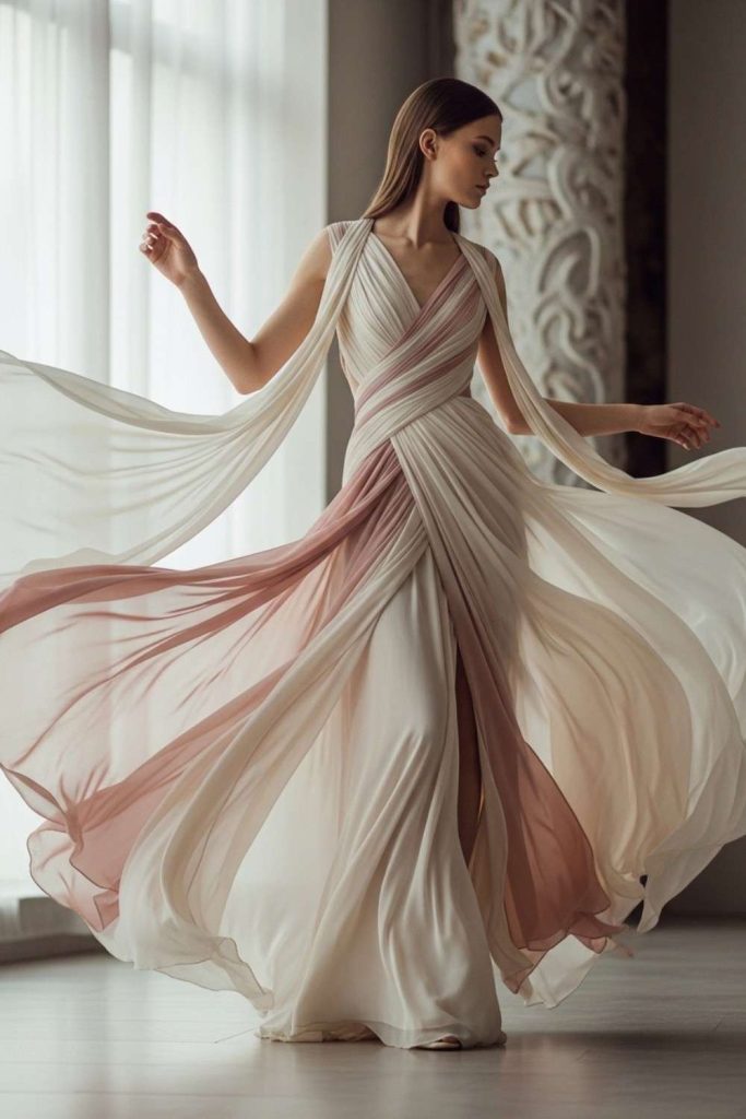 Couture Draping with Soft Fabrics