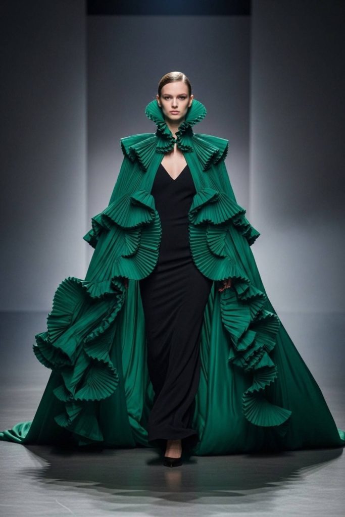 Couture-Inspired Capes and Overlays
