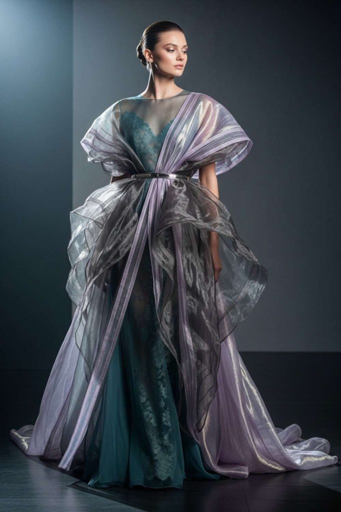 Couture Layering with Transparency