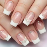 12 Stunning French Nails with Pearls for a Soft Glam Vibe