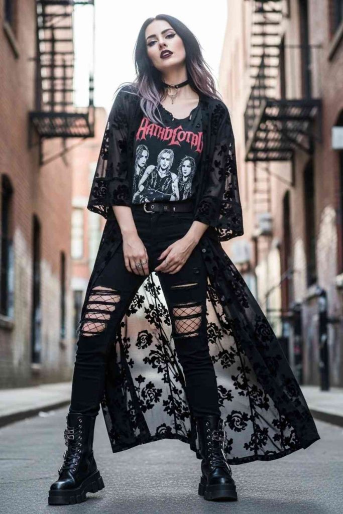 Grunge-Inspired Gothic Layers