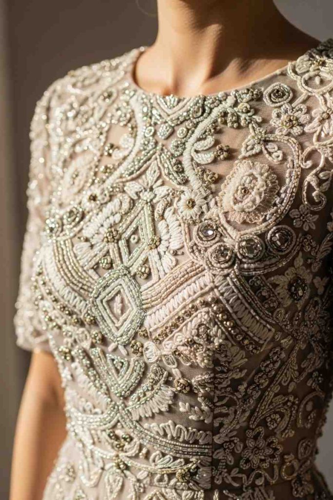 Hand-Embroidered Statement Panels