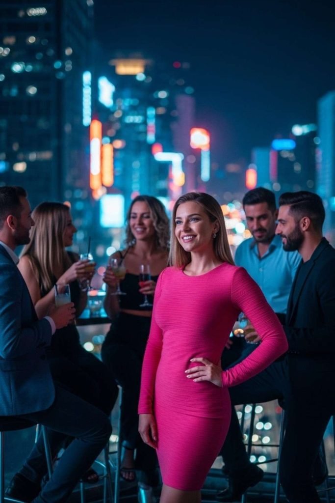 Hot Pink Bodycon Confidence