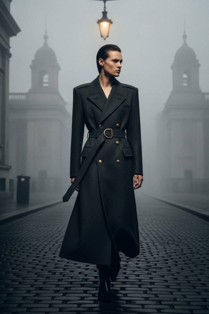 Long Coats with Structured Silhouettes