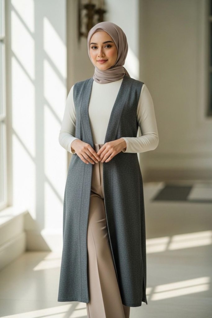 Long Sleeveless Vests