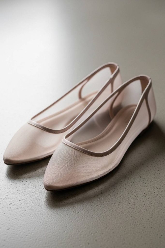 Mesh Ballerina Shoes