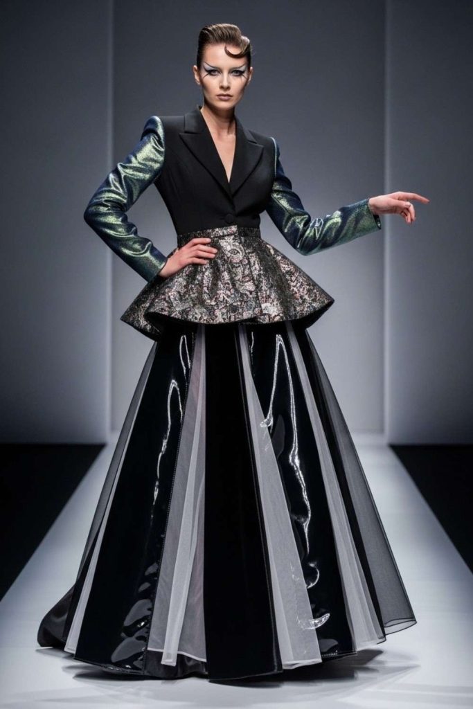 Mixed Textures in One Outfit