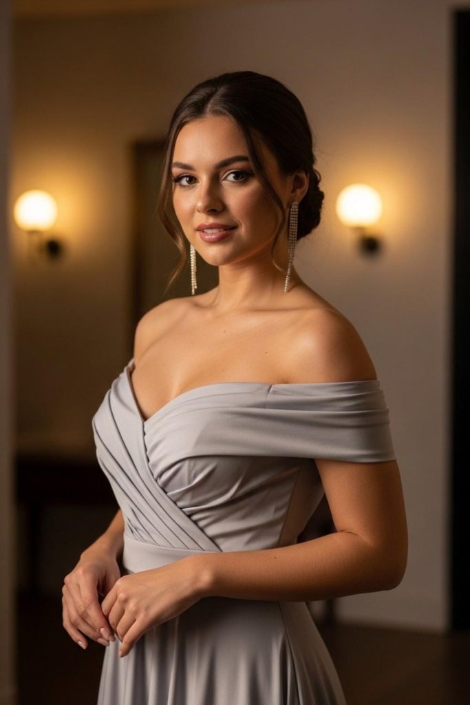 Off-Shoulder Party Dress