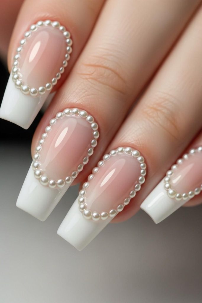  Pearl-Outlined Coffin French