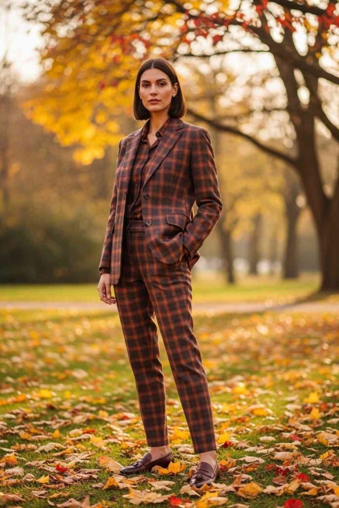 Plaid Statement Suit