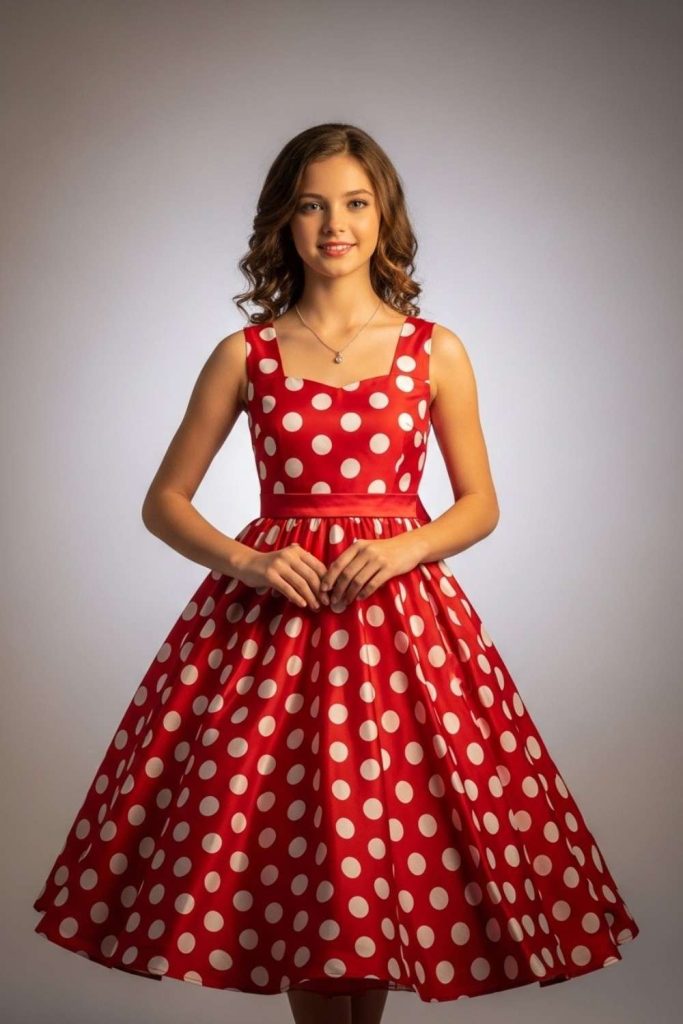 Polka Dot Party Dress