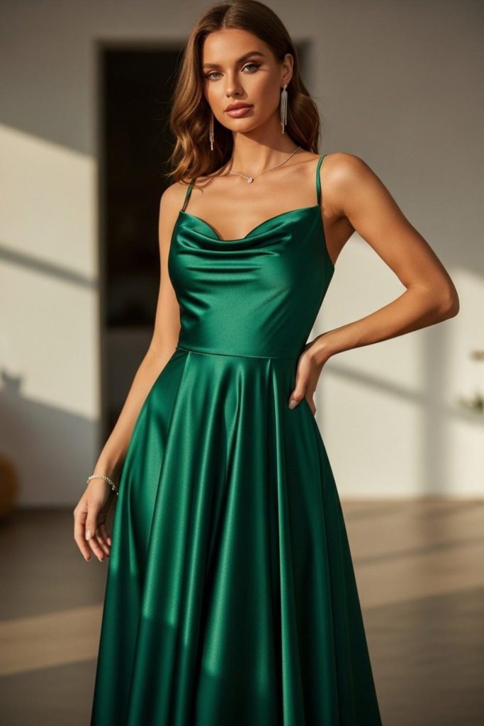 Satin Party Dress