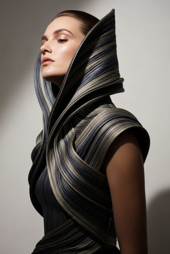 Sculptural Necklines