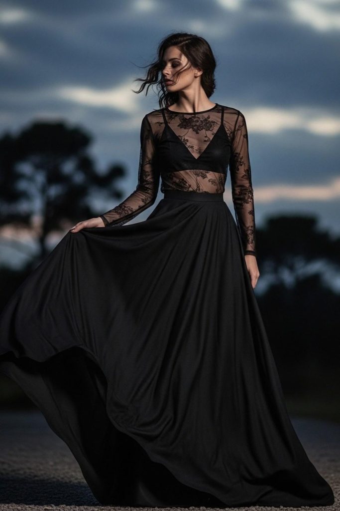 Sheer Layers and Dark Romance