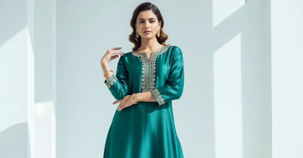 15 New Silk Kurti Designs in Latest Fashion for Women
