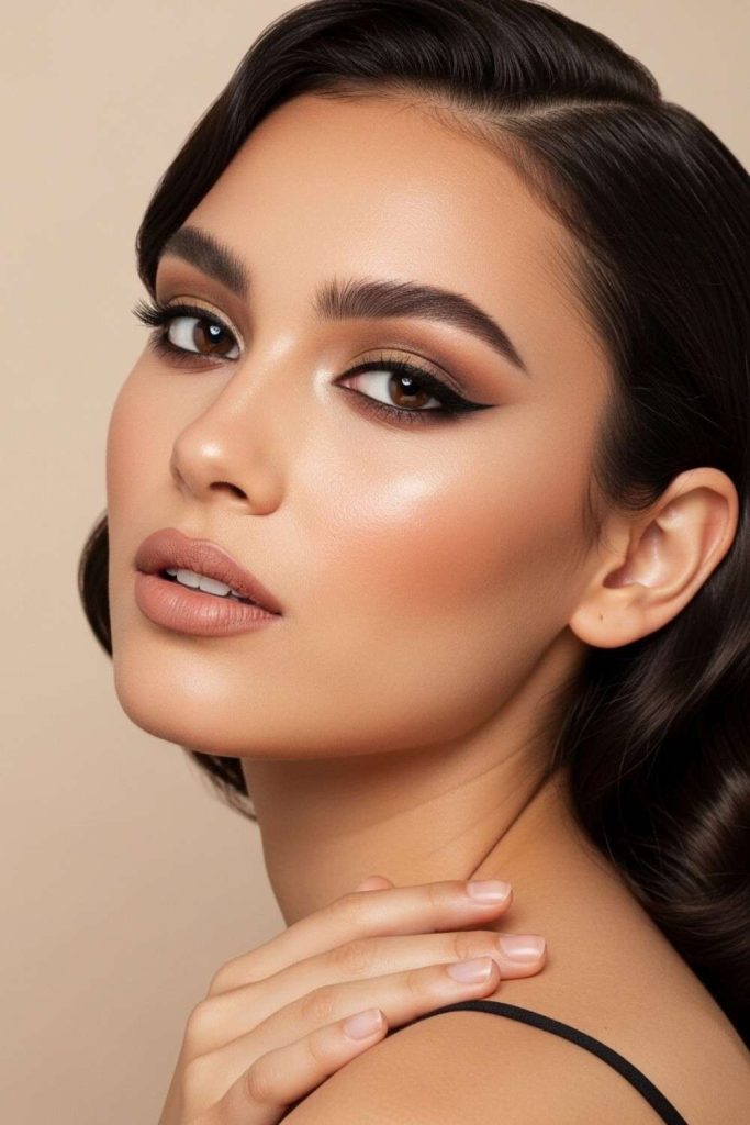 Soft Makeup with Defined Eyes