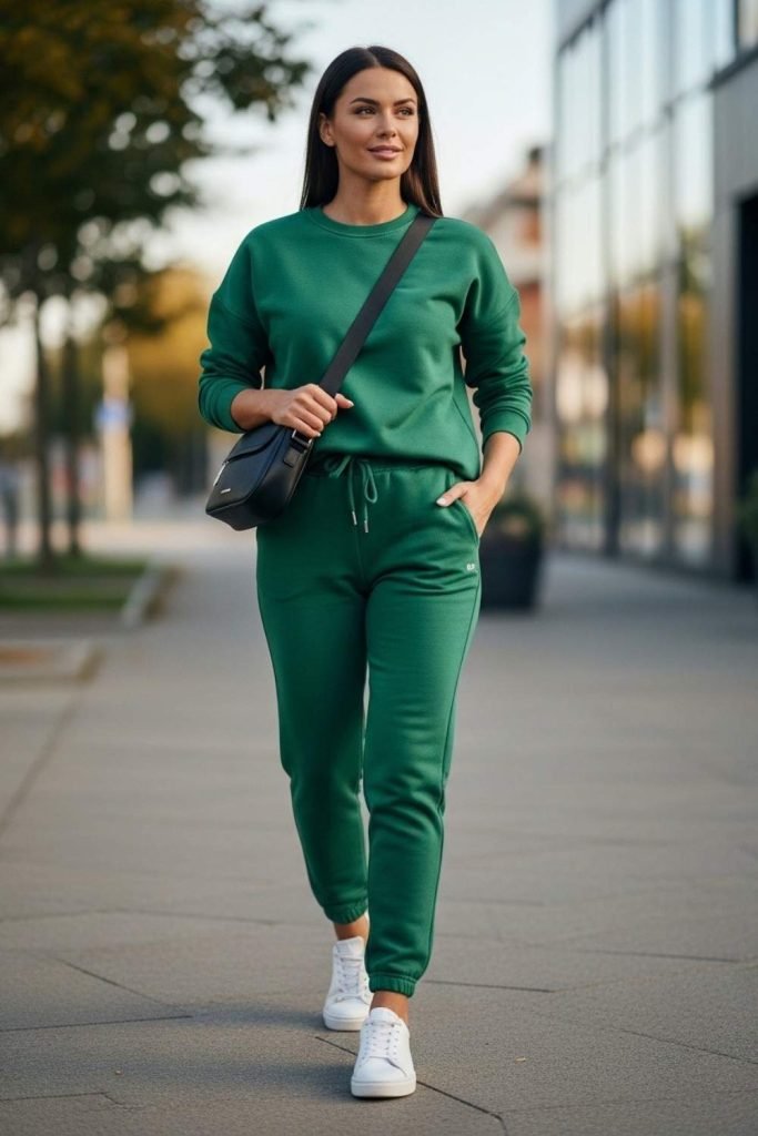 Sporty Green Jogger Set