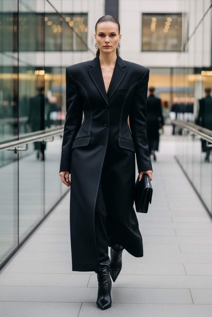 Structured Shoulder Drama