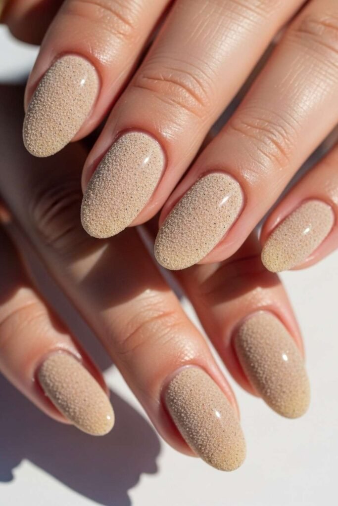 Beach Sand Neutral Nails