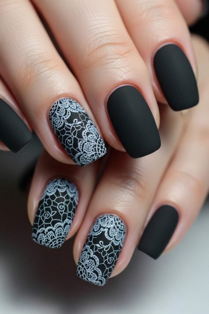 Black Lace Accents