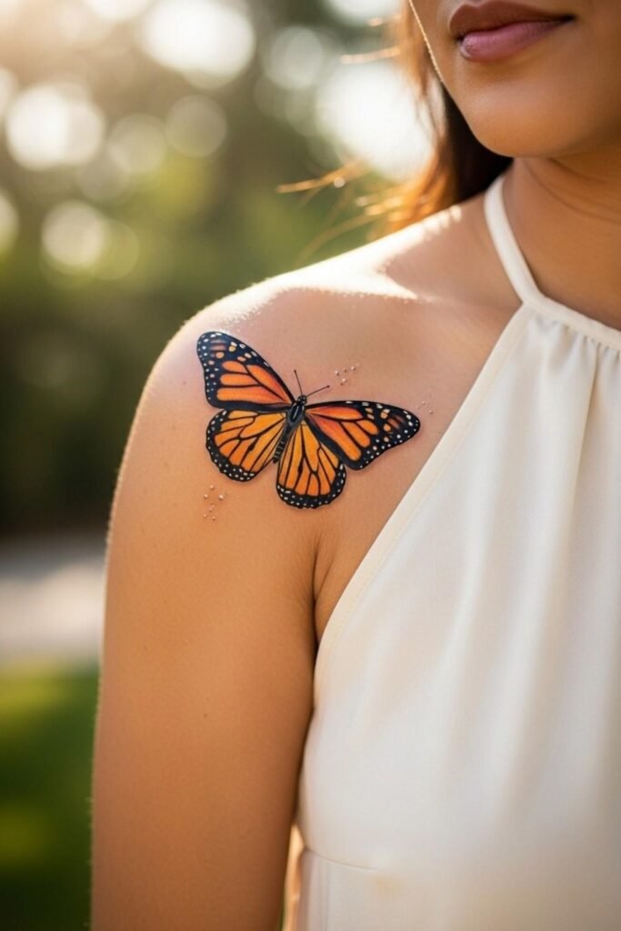 Butterfly Shoulder Accent