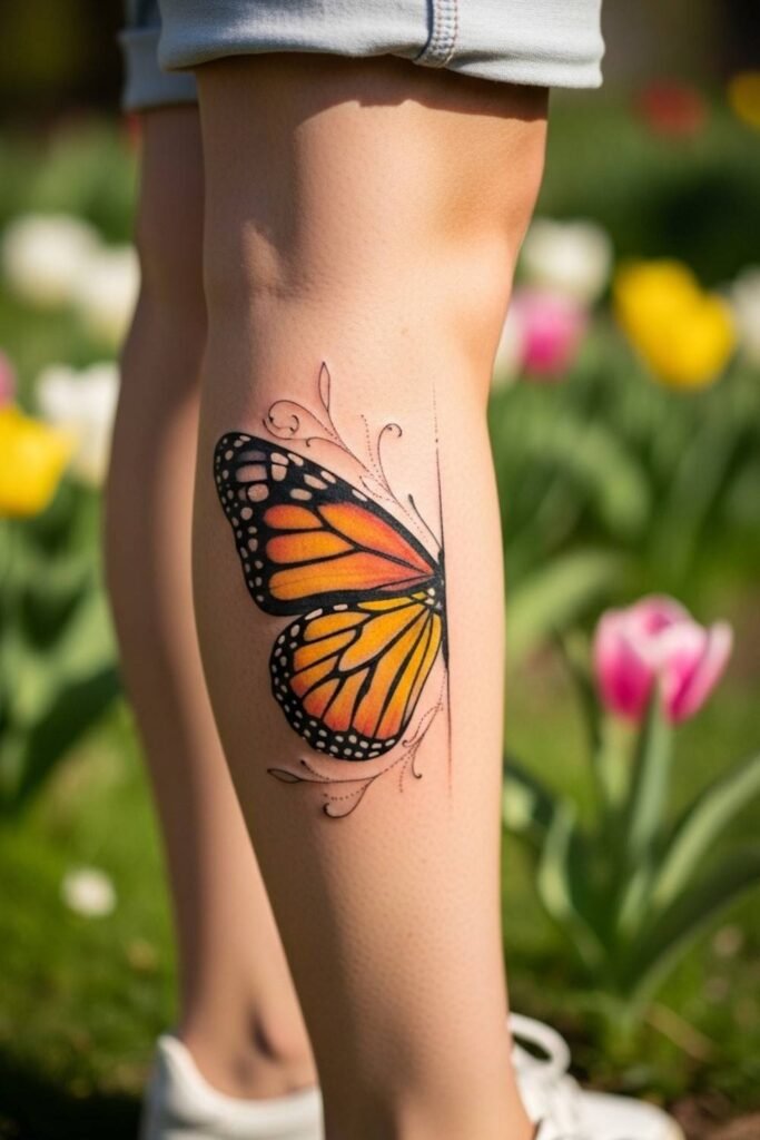Butterfly Wing Half Design