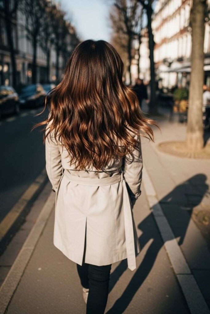 Chocolate Feathered Mullet