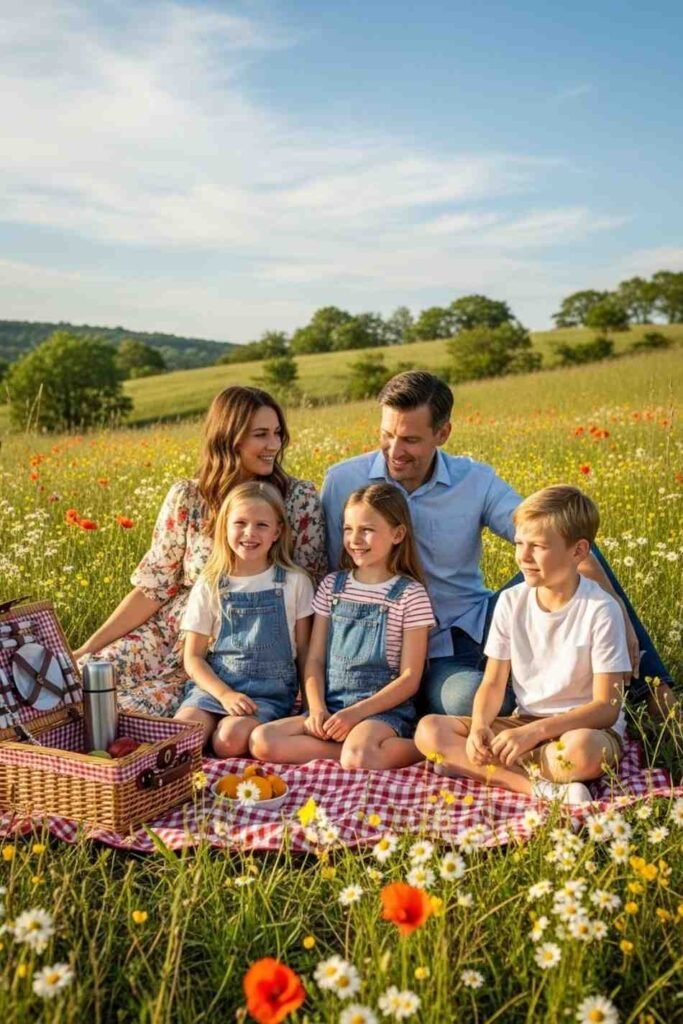 Classic Spring Picnic Look