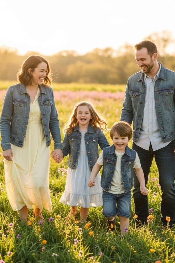 White and Khaki Outdoor Style