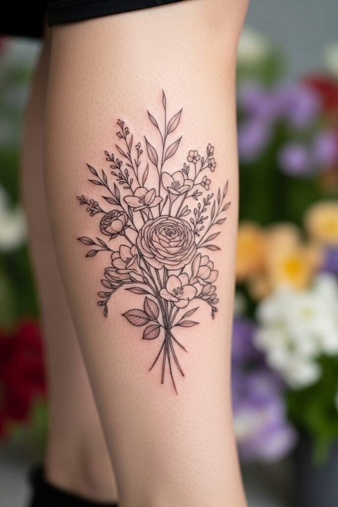 Floral Bouquet Cluster