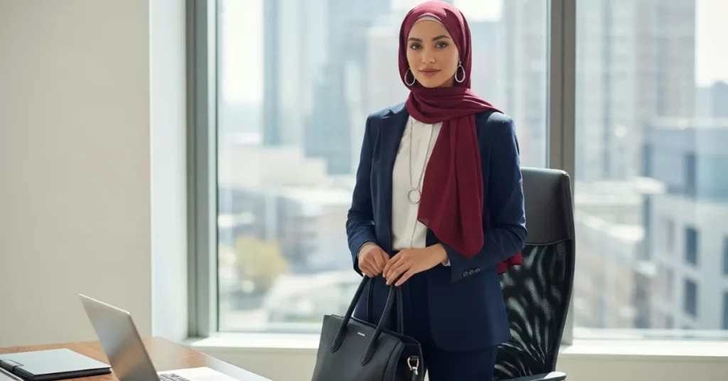 18 Modest & Professional Hijabi Corporate Outfit Ideas