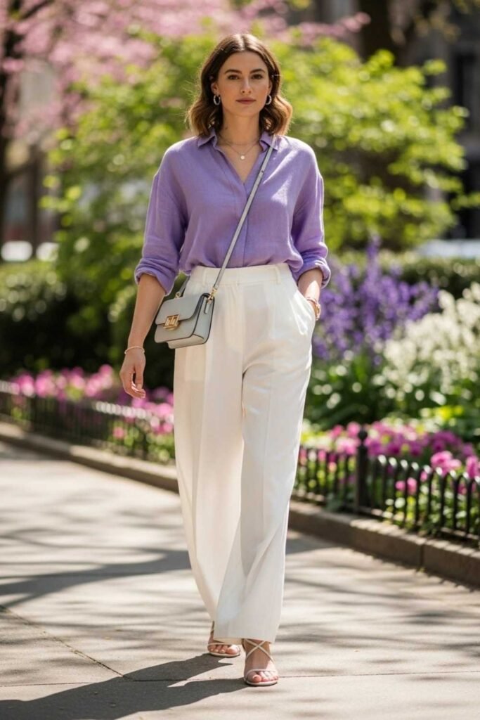 Lavender Breeze Spring Outfit