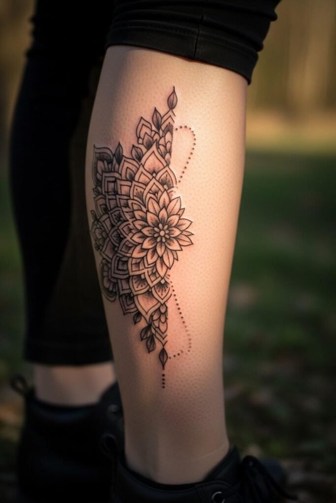 Mandala Half Design