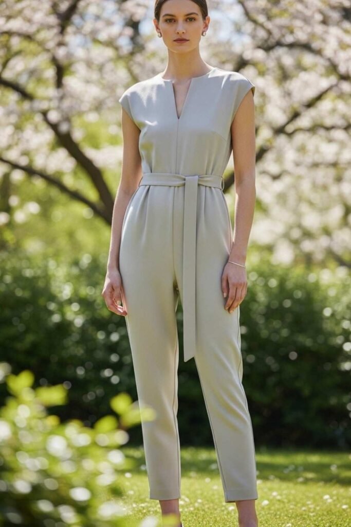 Neutral Jumpsuit Look