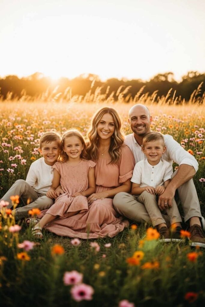 Peach and Cream Family Palette