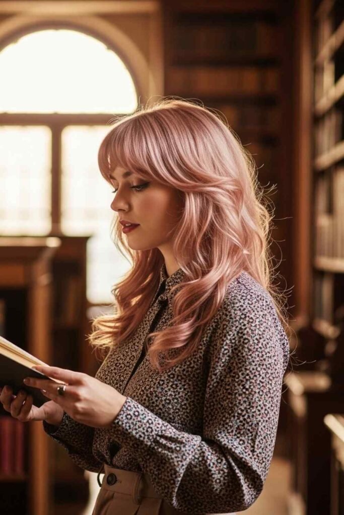 Rose Gold Layered Mullet